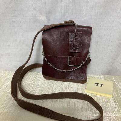 Sacchetto Tokeobay crossbody brown leather purse
