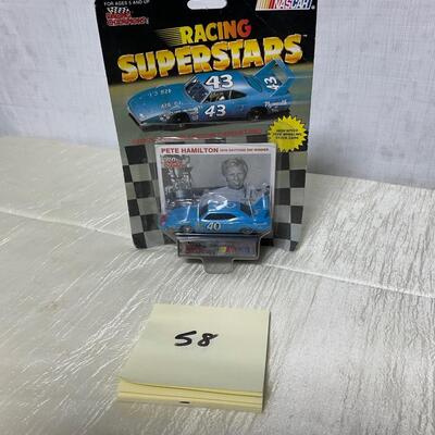 Vintage Pete Hamilton NASCAR car