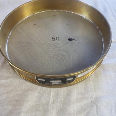 Gold sifting standard testing sieve Forney