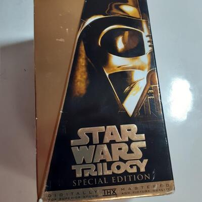Star Wars Trilogy 3 VHS set