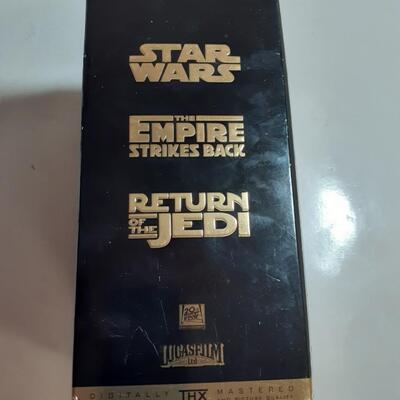 Star Wars Trilogy 3 VHS set