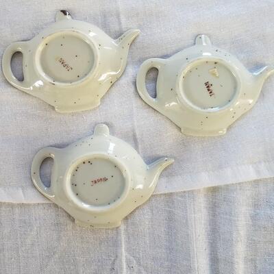 Tea pot dishes lot of 3 japan 5 inch x1