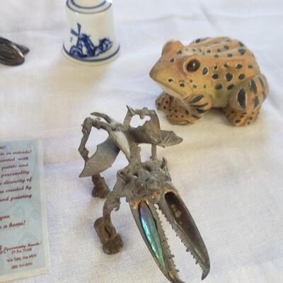 Frogs Bells and seal lot Of 7 12 inch &4 inch