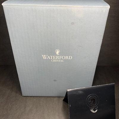 Waterford Lead Crystal Oval Pocket Vase with Box