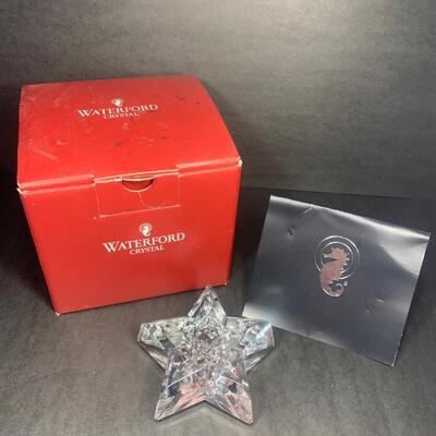 Waterford Crystal Lismore Star with box