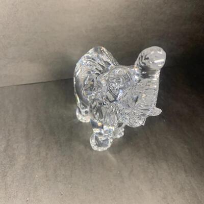 Waterford Crystal Elephant Sculpture with box