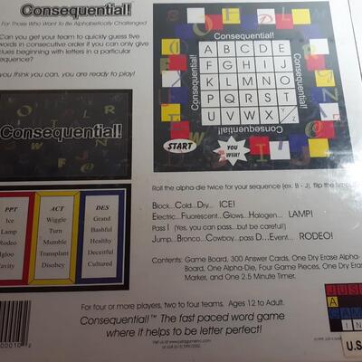 Consequential word game 1999
