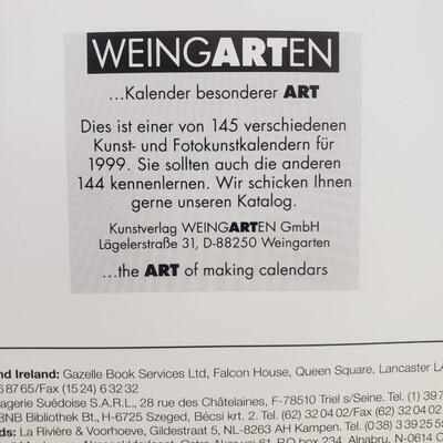 Calender posters fine prints for reframing 1999