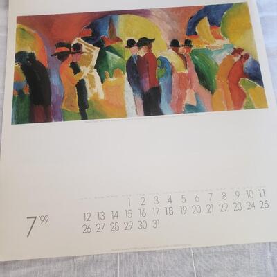 Calender posters fine prints for reframing 1999