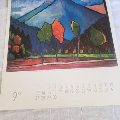 Calender posters fine prints for reframing 1999