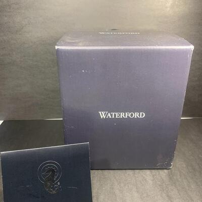 Pair of Waterford Crystal Lidded Jars with box