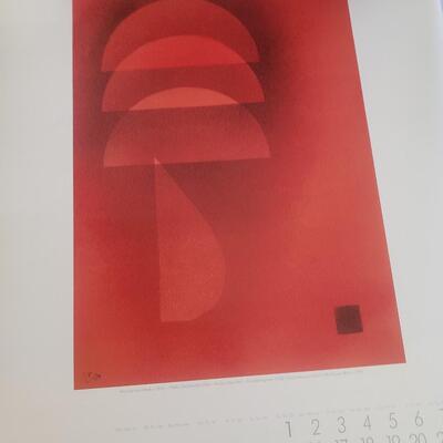 poster board calendar 1998 perfect for cut out reframe 1998
