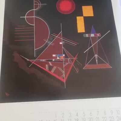 poster board calendar 1998 perfect for cut out reframe 1998