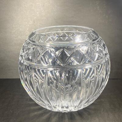 Waterford Crystal Rose Bowl with box