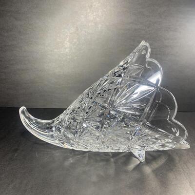 Waterford Crystal Horn Vase