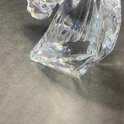 Waterford Crystal horse head Paperweight with box