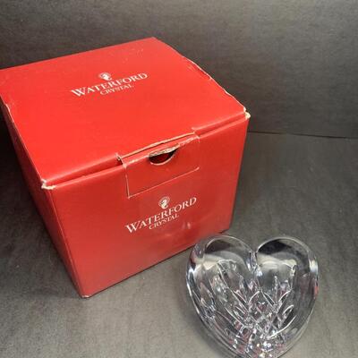 Waterford Crystal Lismore Heart With box