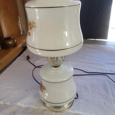 Rose lamp 17x7 top and bottom light up