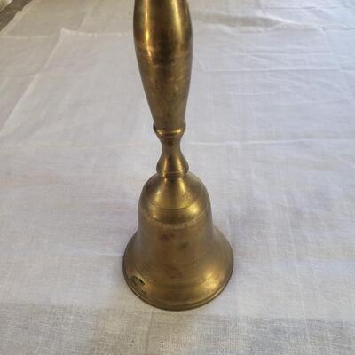 Brass school bell 10"