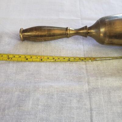 Brass school bell 10"