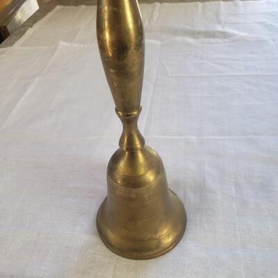 Brass school bell 10"