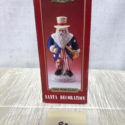 Fine porcelain Santa decoration world showcase gift collection
