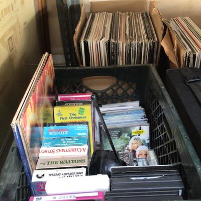 9 Boxes of LPs, CDs, Star Trek, The Next Generation