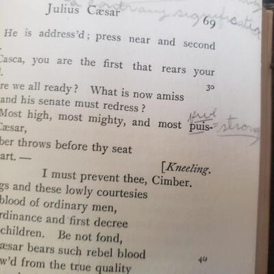 1903 Julius Caesar book