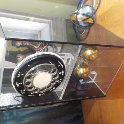 Vintage SEE thru dial phone ( It Works )