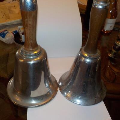 2 Real School Ringers, Approx. 8 inches.