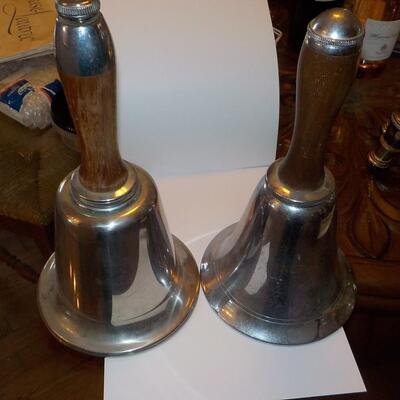 2 Real School Ringers, Approx. 8 inches.