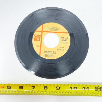 45 RPM DEODATO OJ-12 â€œSPIRIT OF SUMMER/ALSO SPRACH ZARATHUSTRAâ€ VINYL RECORD SINGLE