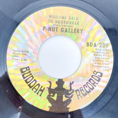 45 RPM P-NUT GALLERY BDA239 â€œDO YOU KNOW WHAT TIME IT IS?/WELCOME BACK TO DOOTIEVILLEâ€ VINYL RECORD SINGLE