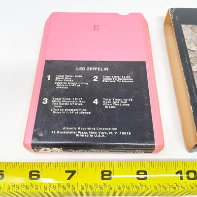 LED ZEPPELIN â€œIVâ€ 8-TRACK TAPE
