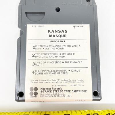 1975 KANSAS â€œMASQUEâ€ 8 TRACK TAPE