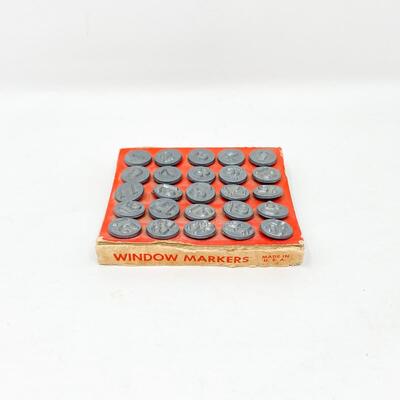 VINTAGE ACRO HOLD-TITE WINDOW SCREEN NUMBERED MARKERS