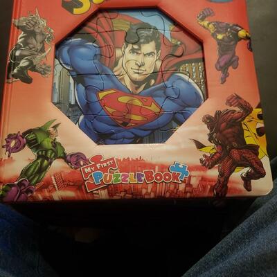 Superman my 1st puzzle book 5 puzzles super hero