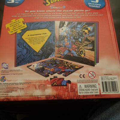 Superman my 1st puzzle book 5 puzzles super hero
