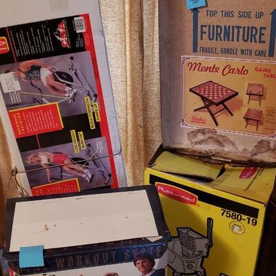 Lot 96-EFORCE TRAINER, MONTE CARLO TABLE, RUBBERMAID MOP
