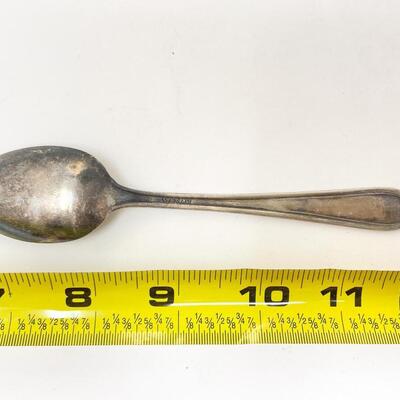 1936 SILVERPLATE DALLAS TX CENTENNIAL EXPOSITION SPOON - ENGRAVED â€œEVAâ€