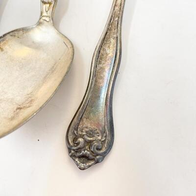 1881 ROGERS A1 SILVERPLATE SPOONS SET OF 7