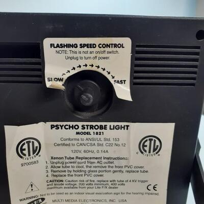 Vintage Psycho Strobe light