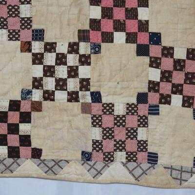 Double Irish Chain Crib Quilt