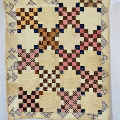 Double Irish Chain Crib Quilt