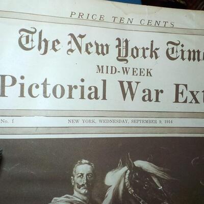 New York Times 1914 Pictorial Book.