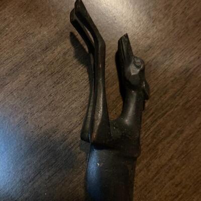 Bronze Deco Greyhound Figurine