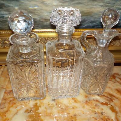 3 Super cool Decanters.