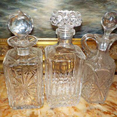 3 Super cool Decanters.