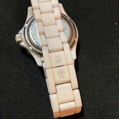 White TOY Brand Name Watch