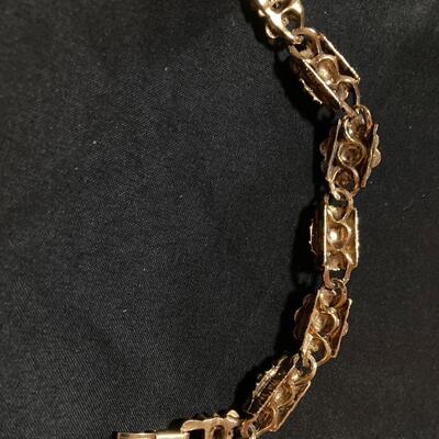 8â€ Long Gold Designer Costume Bracelet